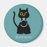 FENÊTRE BLANCHE Funny Black Cat Proposition d'aima