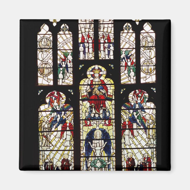 Aimant Fenêtre dans la cathédrale de Worcester, 15ème siè (Devant)