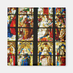 Aimant Fenêtre en verre tendu dans la cathédrale de Col