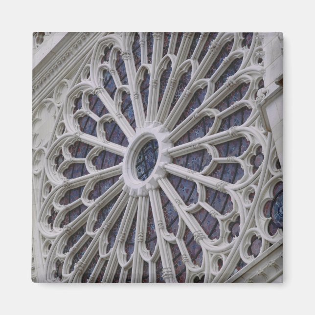 Aimant fenêtre rose de la façade ouest, c.1270 (Devant)