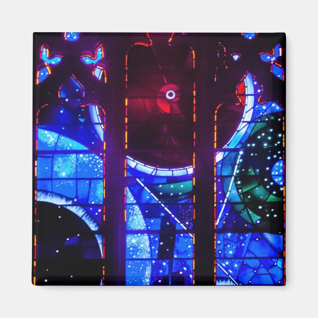 Aimant Fenêtre spatiale à la cathédrale nationale de Wash (Devant)