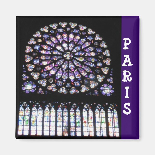 Aimant Fenêtres de Notre-Dame (Devant)