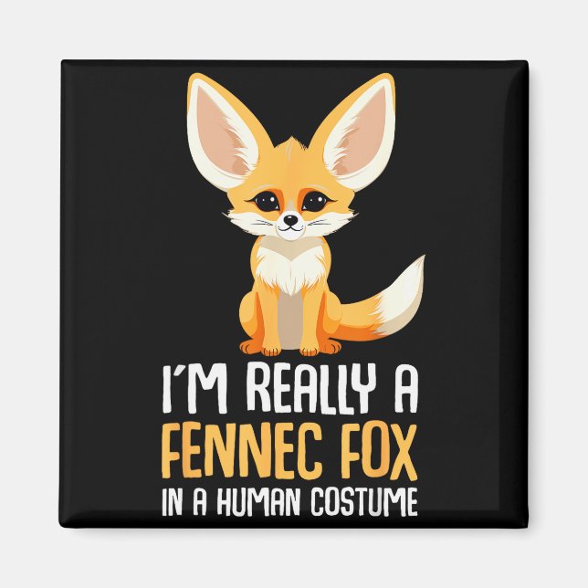 Aimant Fennec Fox Costume Girls Fox  (Devant)