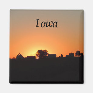Aimant Ferme de l'Iowa