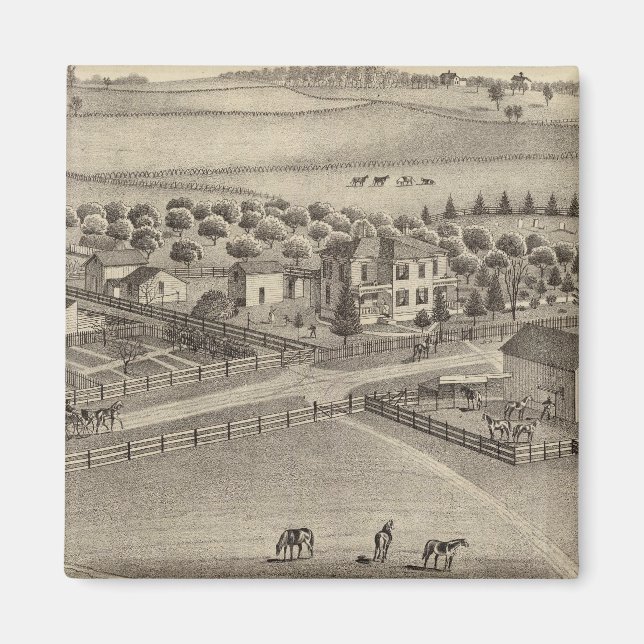 Aimant Ferme et résidence stock Eddy, Benton Tp (Devant)