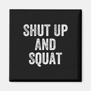 Aimant Fermer Et Squat Gym Weightlifter Bodybuilder