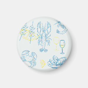 Aimant Festin de fruits de mer