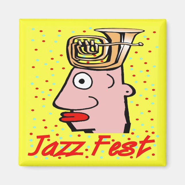 Aimant Festival de Jazz Tuba Head (Devant)