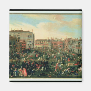 Aimant Festival des taureaux, polo de Campo San