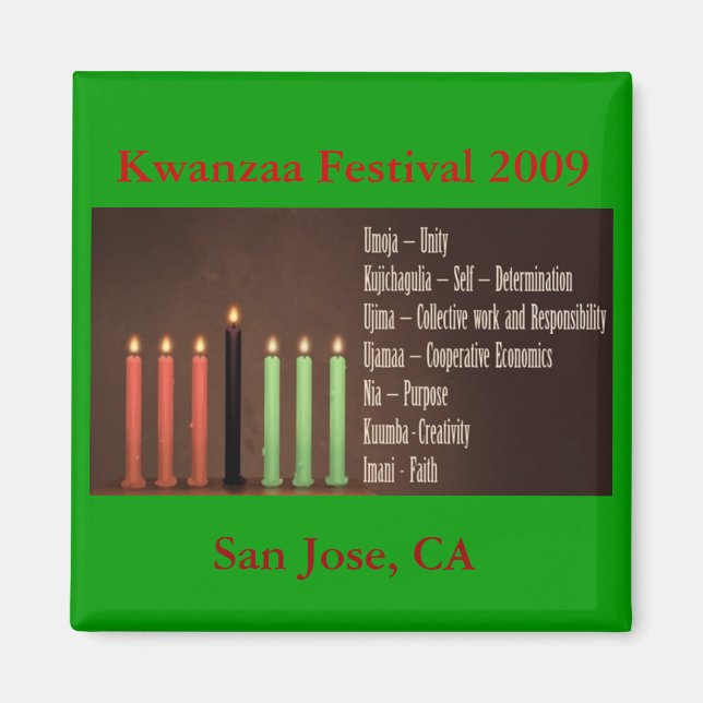 Aimant Festival Kwanzaa 2009, San J... (Devant)