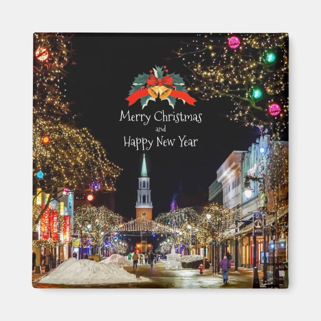 Aimant Festive Christmas Greetings (Devant)