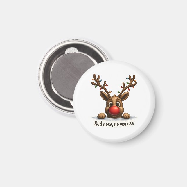 Aimant 🦌 Festive Holiday Reindeer Magnet! 🎄🧲 (Recto/Verso)