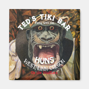 Aimant Fête au bar Tiki avec les HUNS sur les vasières