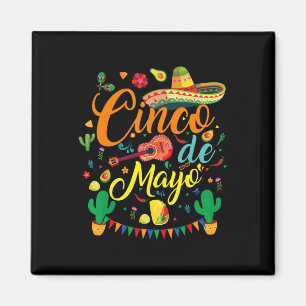 Aimant Fête Cinco De Mayo Drôle De Fête Mexicaine 5 De Ma