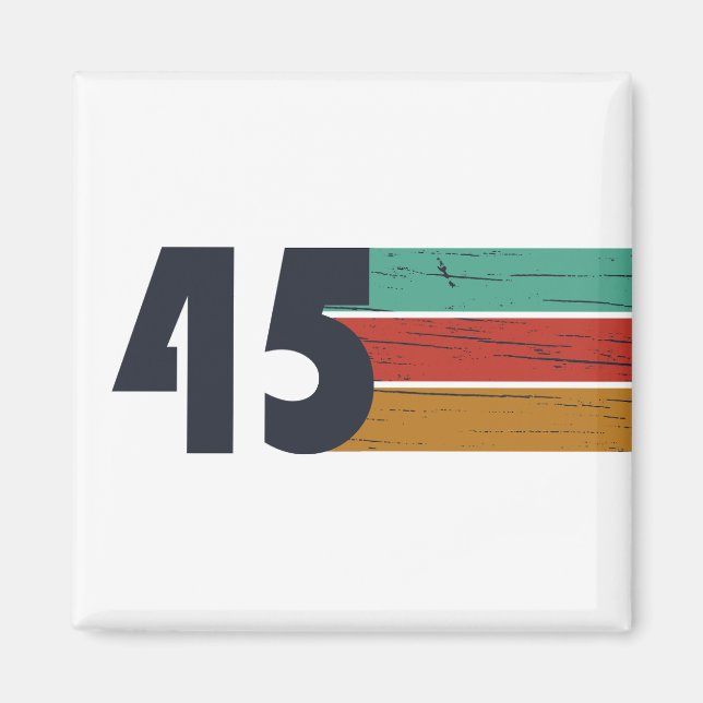 Aimant Fête d'anniversaire de naissance en 1945 (Devant)