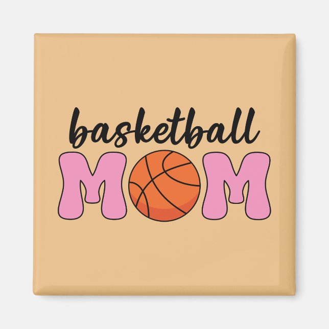 Aimant Fête de la mère mère du basket-ball (Devant)