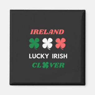 Aimant Fête de l'irlande de trèfle chic irlandais st.patr