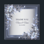 Aimant Fête de mariage Marine bleu Floral Silver Grey mod<br><div class="desc">Fête de mariage Marine Bleu Floral Argent Gris Moderne Magnet. Unique,  beau,  design moderne. Facile à customiser. Vous pouvez modifier le style de police,  la taille et les couleurs. Éléments correspondants disponibles.</div>
