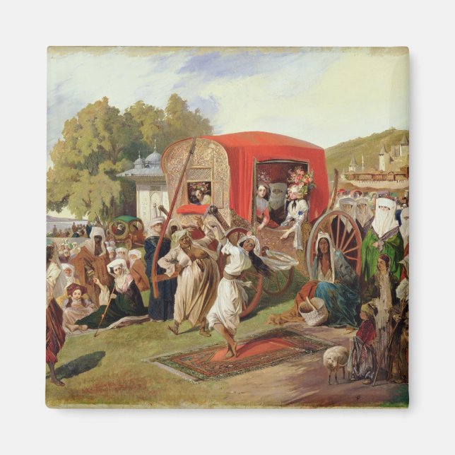 Aimant Fete de plein air en Turquie, c.1830-60 (Devant)