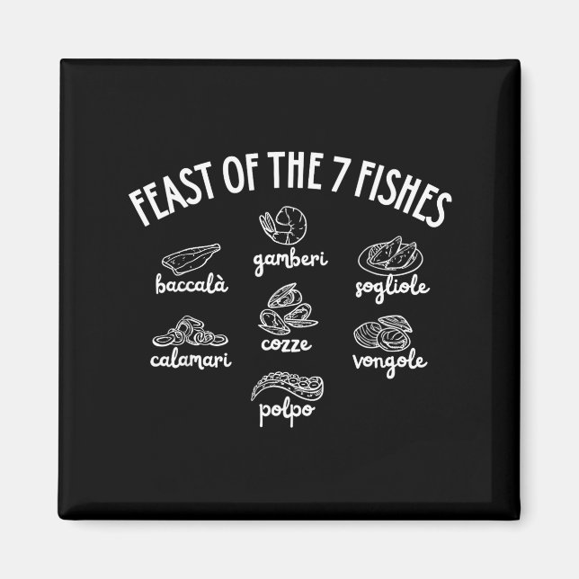 Aimant Fête des 7 Poissons (Devant)