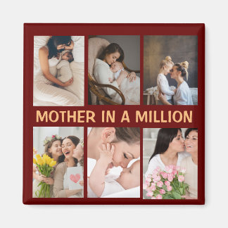 Aimant Fête des mères Cadeau personnalisable photos perso