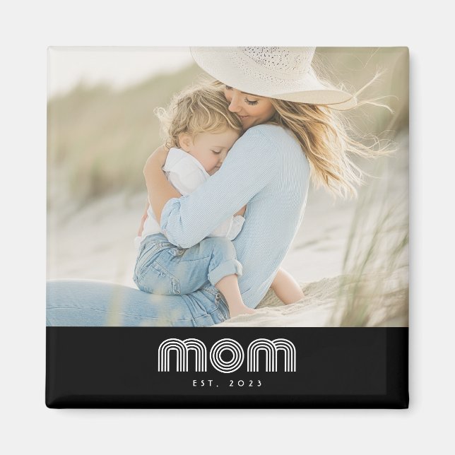 Aimant Fête des Mères Fondée par Maman (Devant)