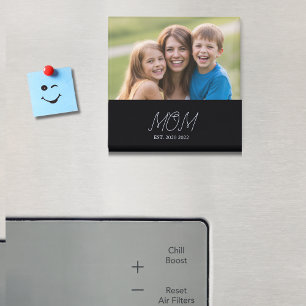 Aimant Fête des Mères Photo de Maman établie 