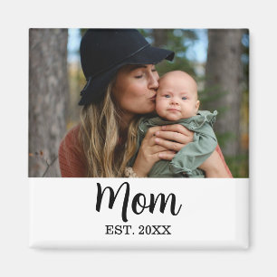 Aimant Fête des Mères Photo établie par Maman