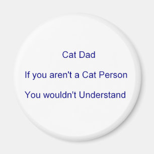 Aimant Fête des pères Chat Papa