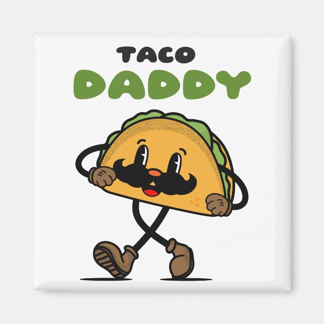 Aimant Fête des pères Taco Daddy (Devant)