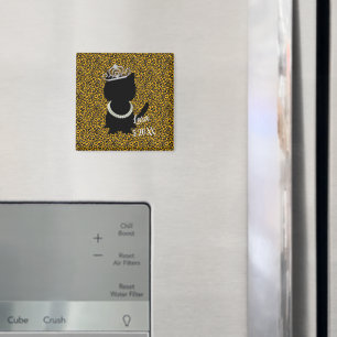 Aimant Fête du chat Darling Tiara