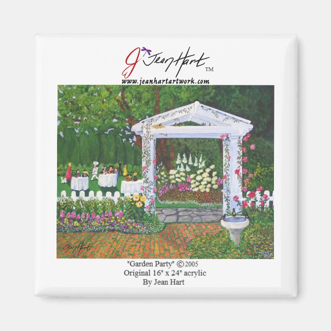 Aimant Fête du jardin (Devant)