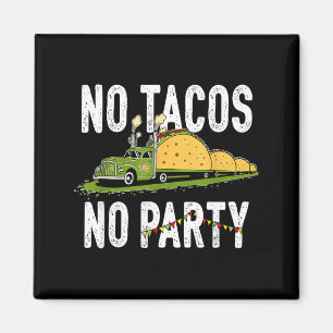 Aimant Fête du mardi tacos humour nourriture mexicaine po