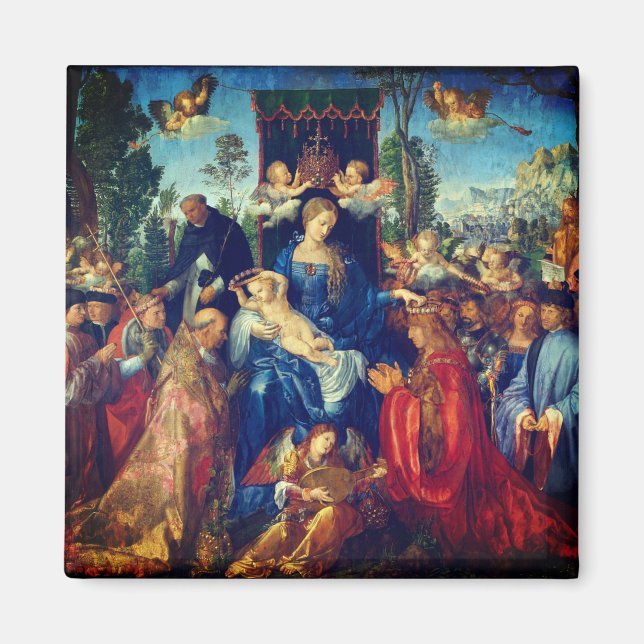 Aimant Fête du Rosaire - Albrecht Dürer, 1506 (Devant)