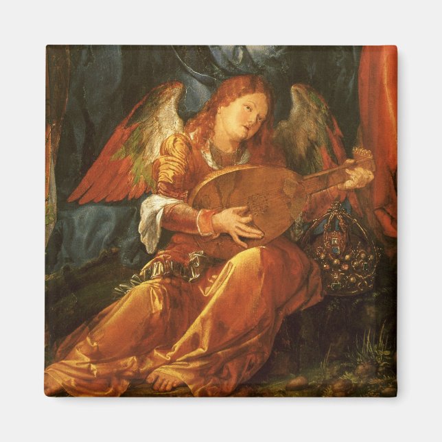 Aimant Fête du Rose Garlands Angel par Albrecht Durer (Devant)