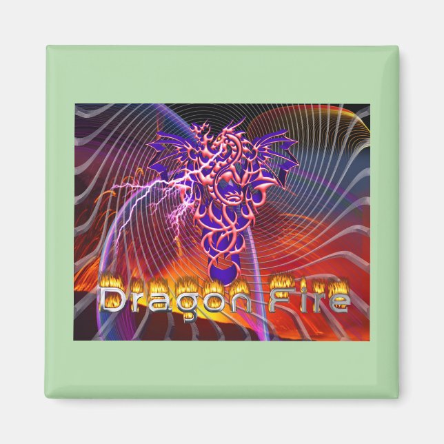 Aimant Feu de dragon  (Devant)