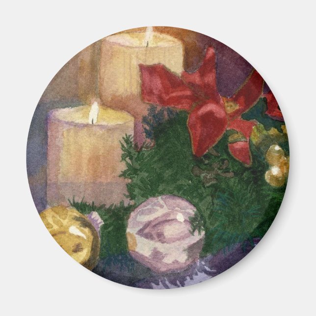 Aimant Feu de Noël (Devant)