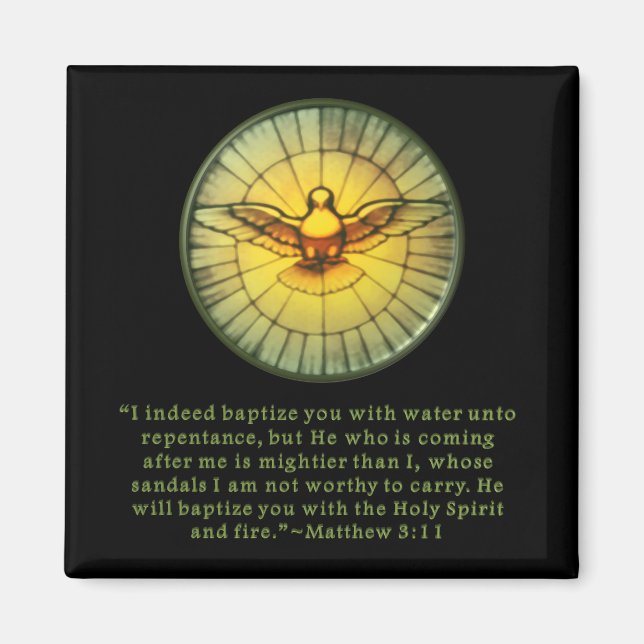 Aimant Feu Saint-Esprit (Devant)