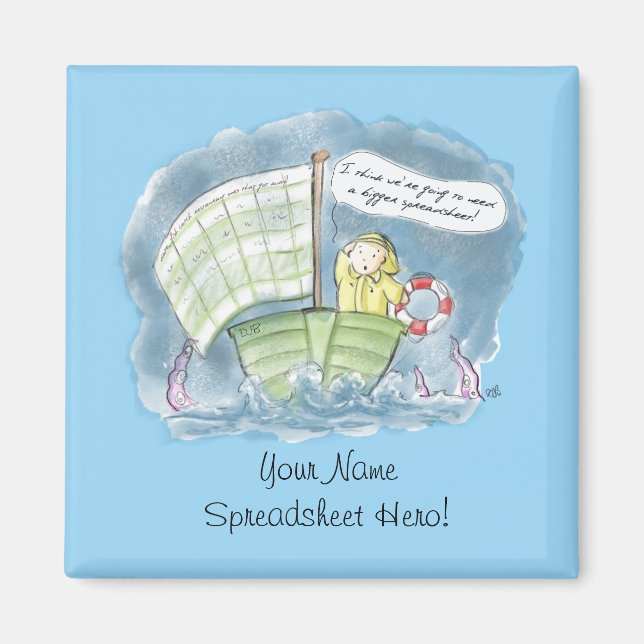 Aimant Feuille de calcul Héros Eaux de tempête (Devant)