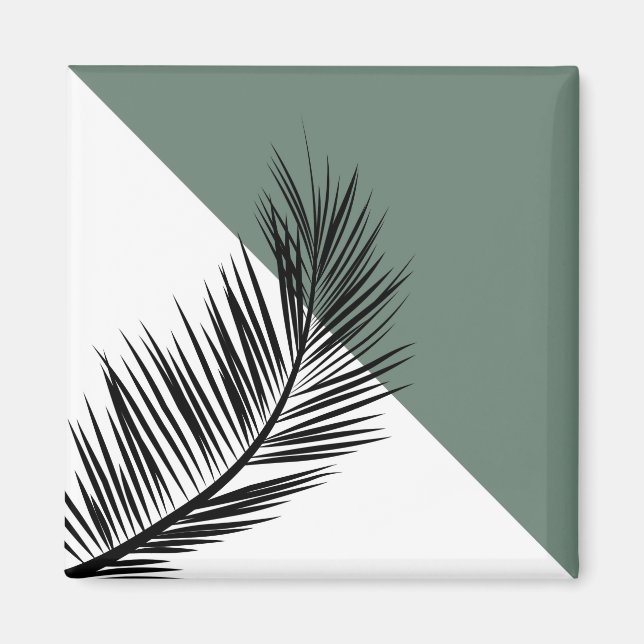 Aimant Feuille de palme (Devant)