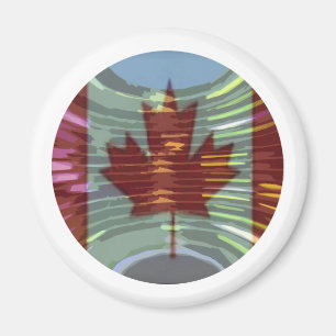 Aimant Feuille d'érable d'or canadienne - Succès dans la