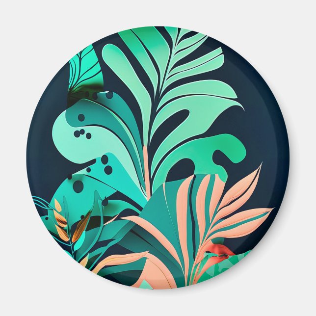 Aimant feuilles (Devant)