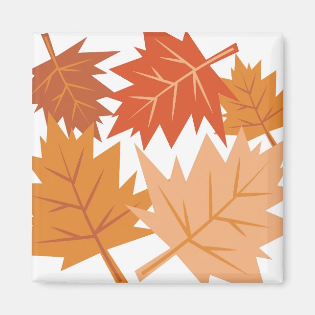 Aimant Feuilles automnales (Devant)