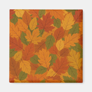 Aimant Feuilles classiques d'automne à motifs