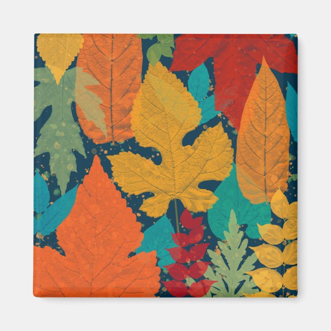 Aimant Feuilles d'automne (Devant)