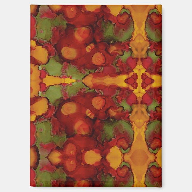 Aimant Feuilles d'automne (Recto)