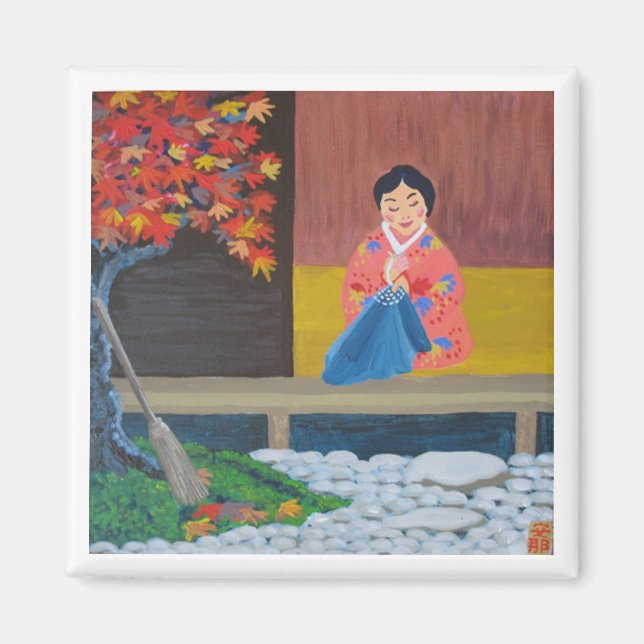 Aimant Feuilles d'automne (Devant)