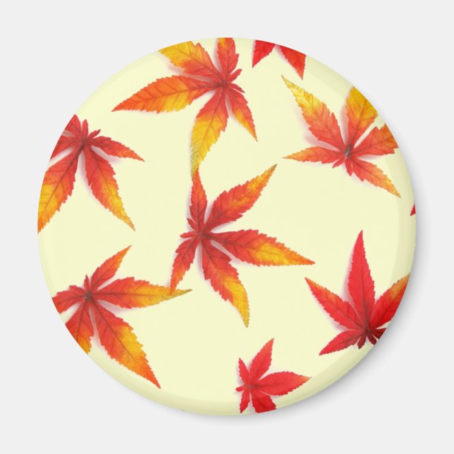 Aimant Feuilles d'automne (Devant)