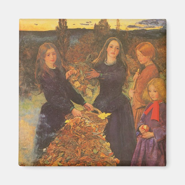 Aimant Feuilles d'automne de Sir John Everett Millais (Devant)