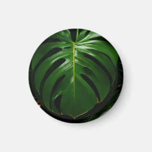 Aimant Feuilles de Monstera Or Jungle Glamour